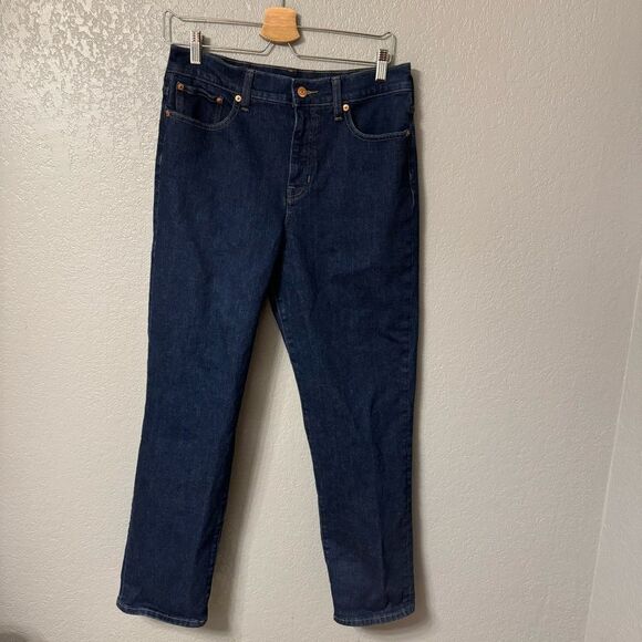 J. Crew Classic Straight Dark Wash Denim Size 29T - Picture 1 of 7